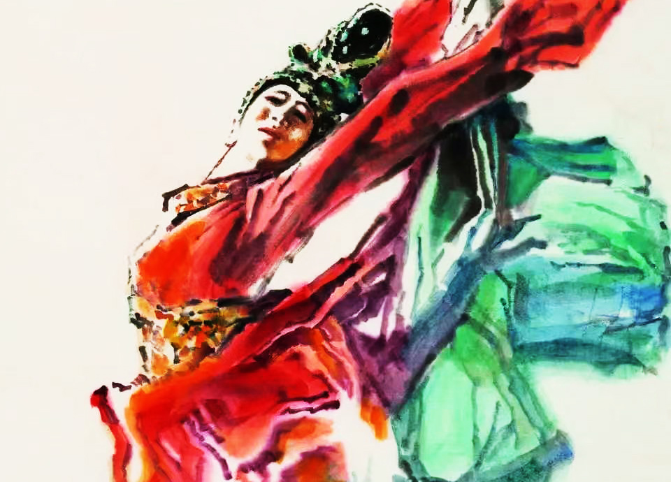 王西京舞蹈人物画创作的新高度